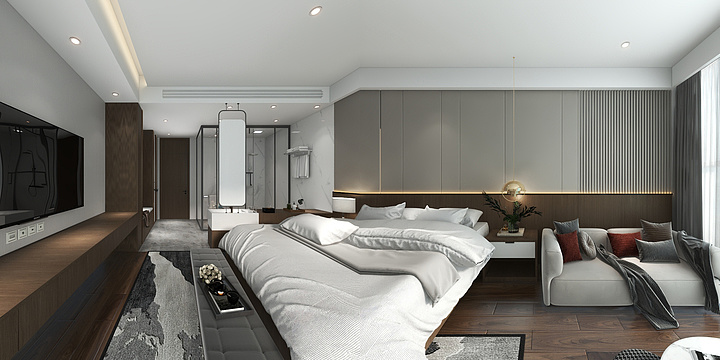 非一般的高压锅炖荷包蛋-酒店单间-装修设计方案