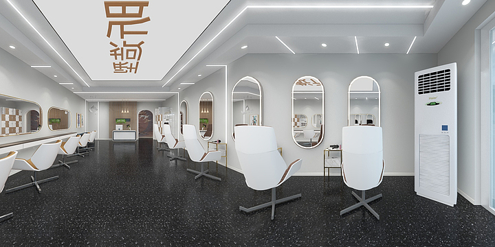 a王志霞-理发店-装修设计方案