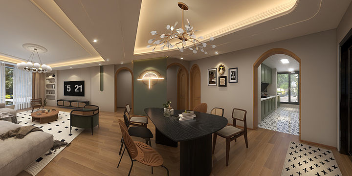 全案设计付朋东-汇置尚樾王府|洋一-装修设计方案