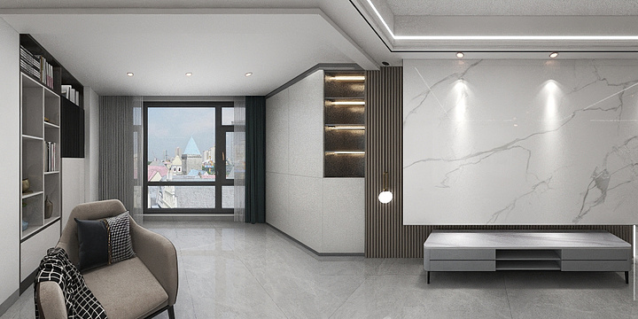 梦天洪尘-凤凰谷12栋1单元1401向-装修设计方案