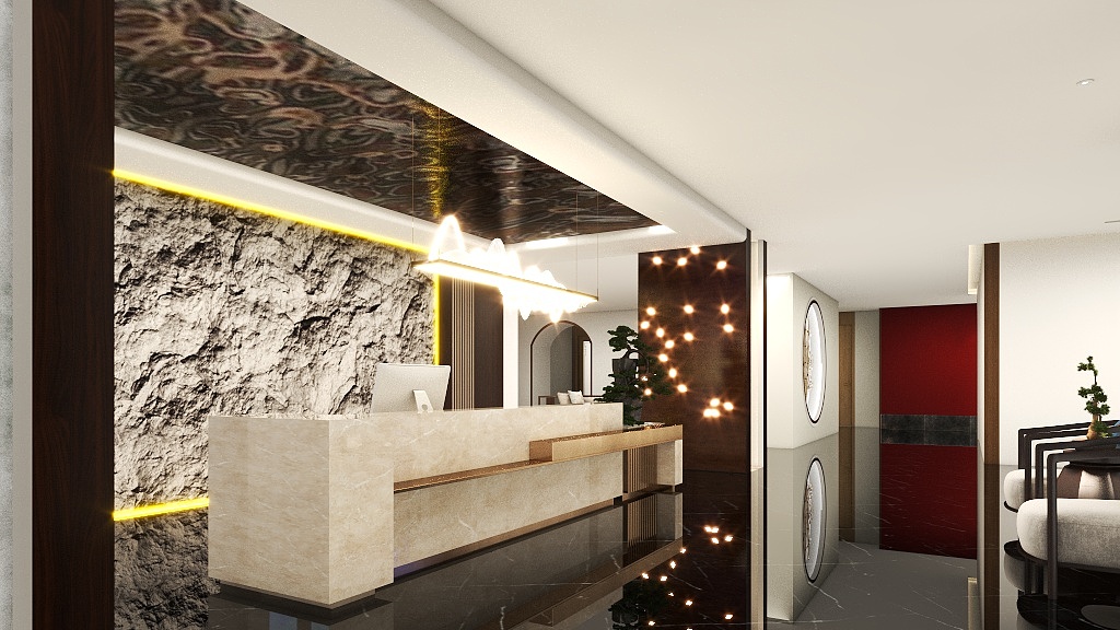 SailorzkFR-足疗店大厅-1-装修设计方案