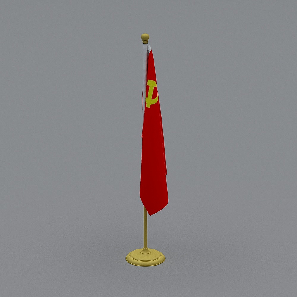 现代国旗 党旗 红旗 桌面旗 墙面旗