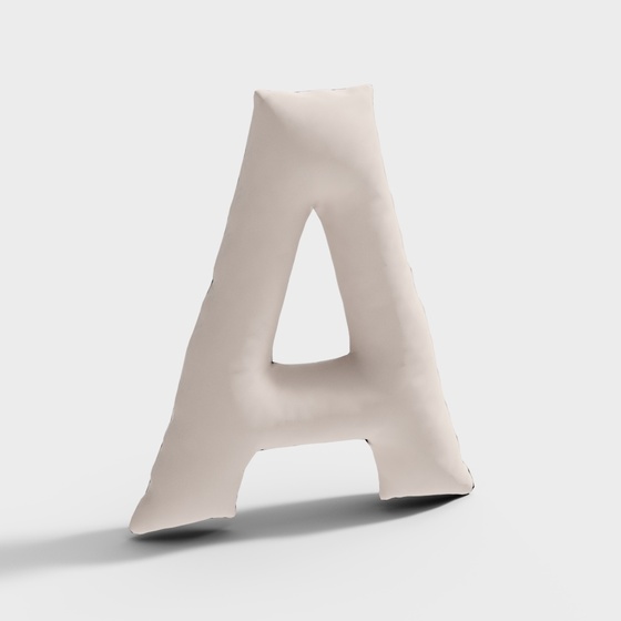 Inflatable 3D Text A Model - Colorful Wood Design