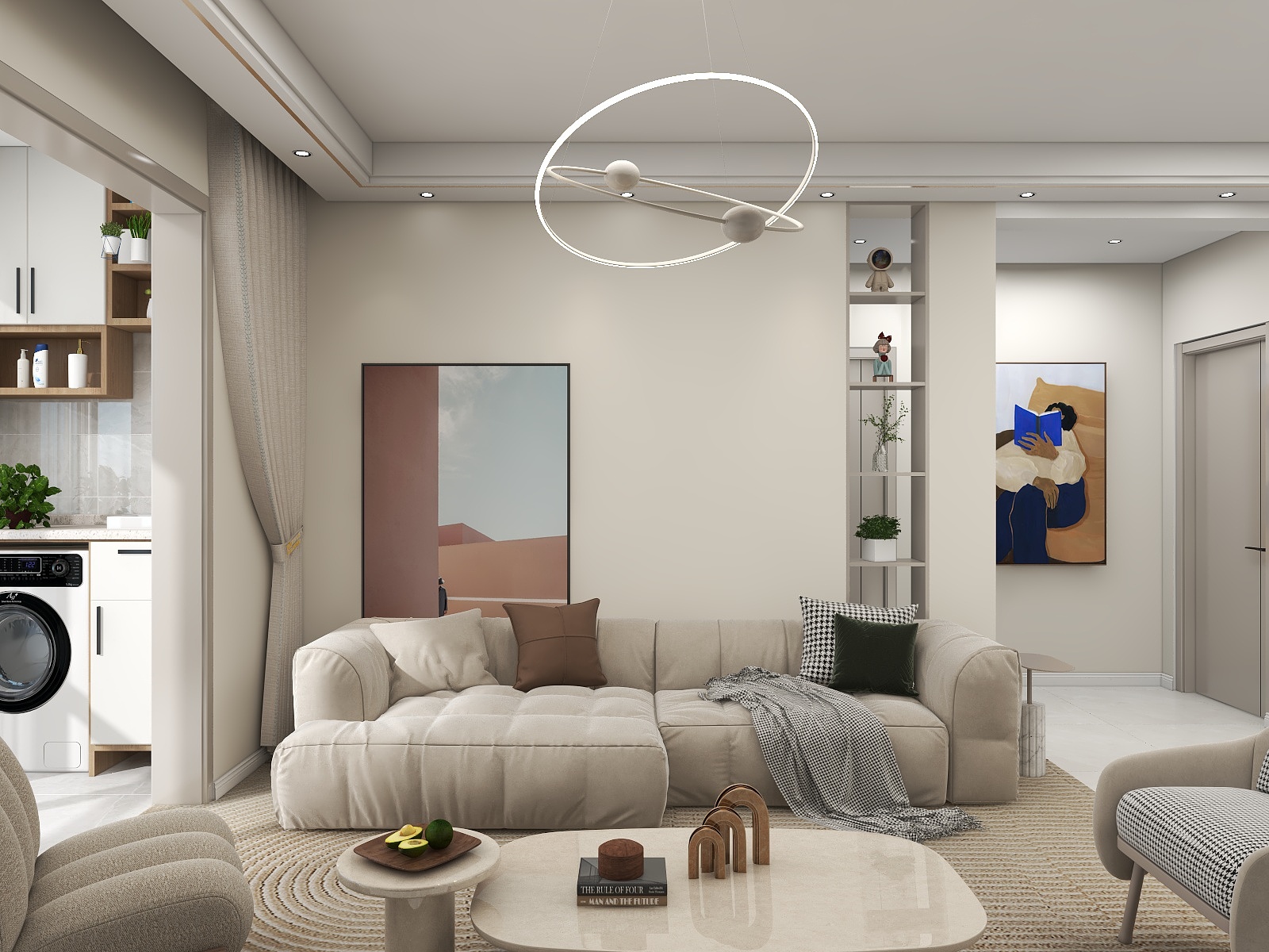 Aartistic-三室轻奢奶油风-装修设计方案