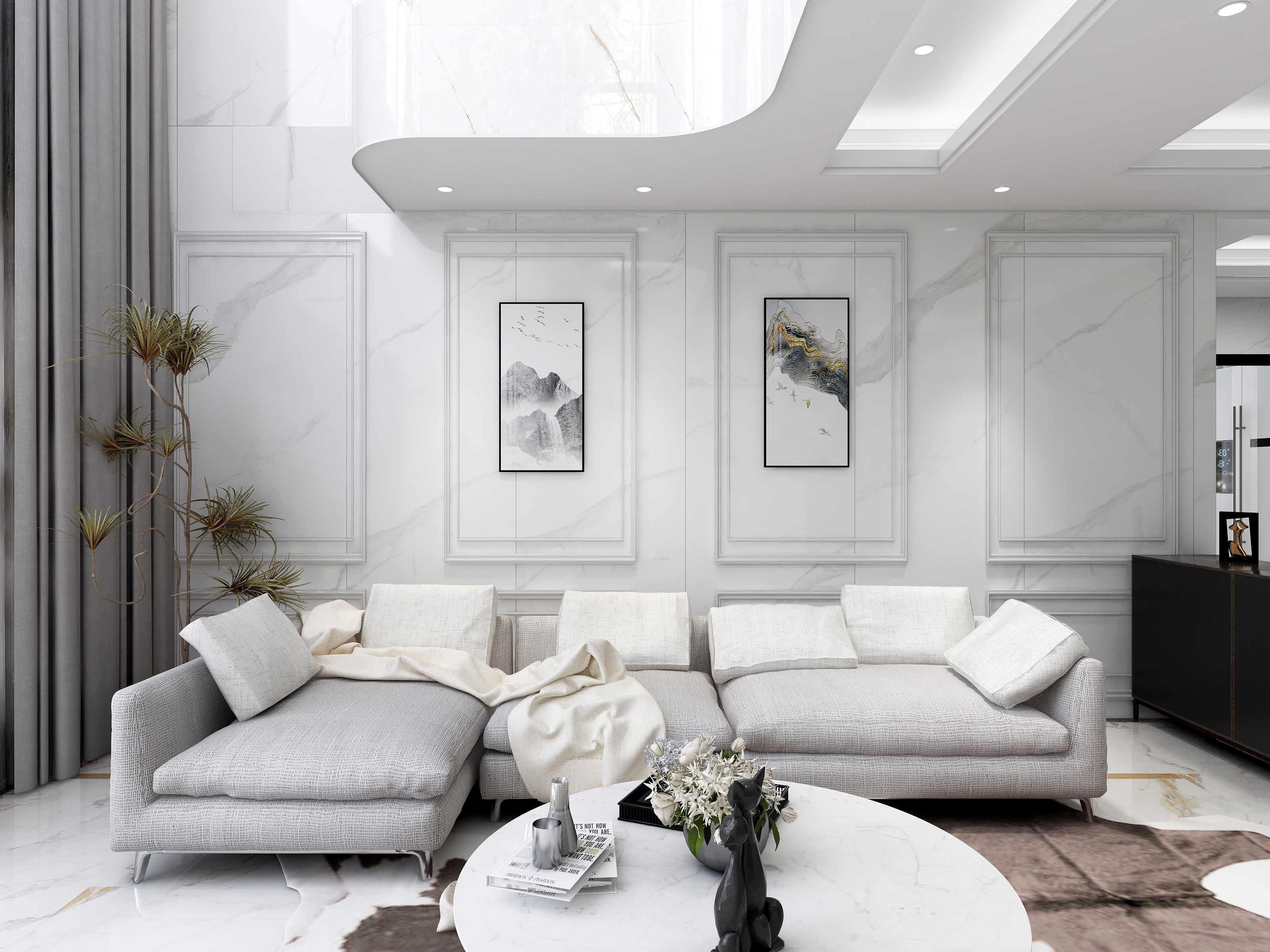 马头山-万山华府177㎡3室-装修设计方案