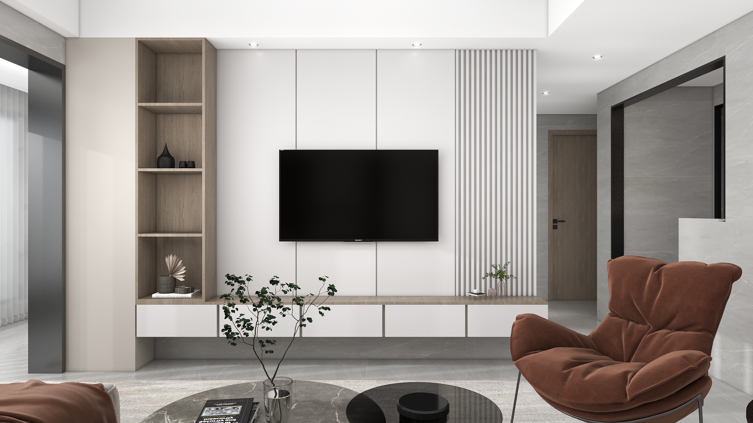 3D全景效果图示-中洲半岛-装修设计方案