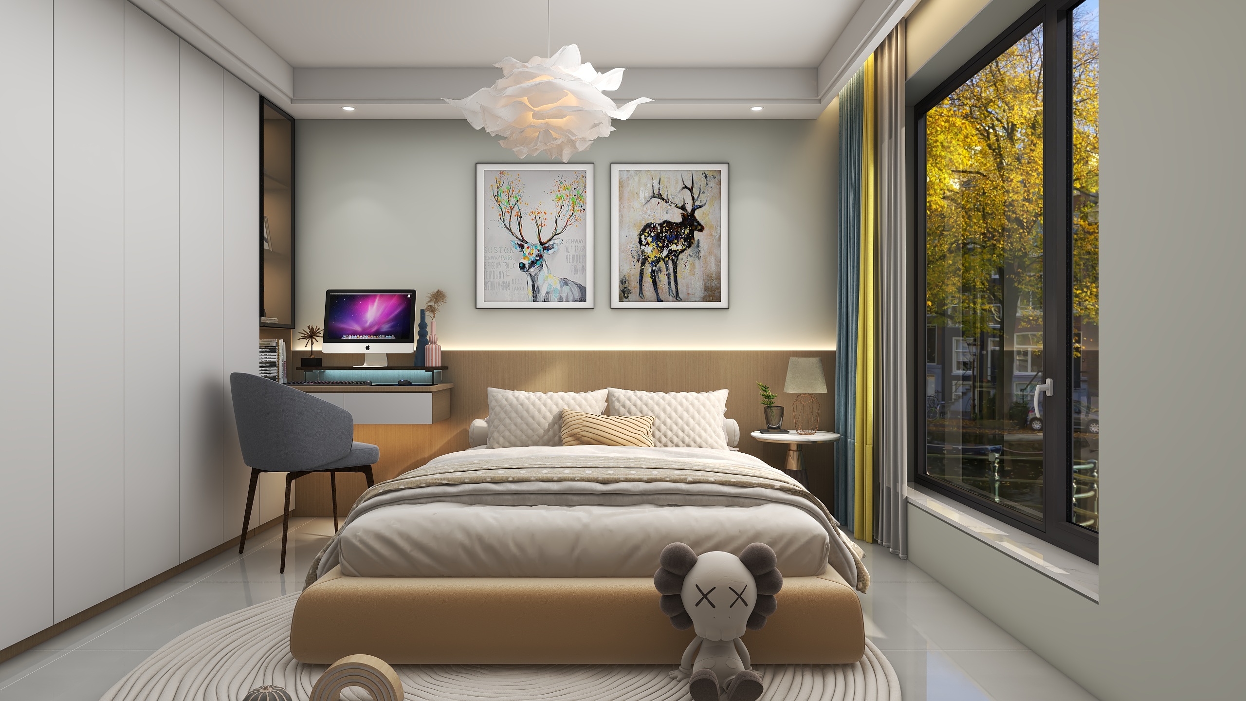 一家设计施工-22㎡1室-装修设计方案