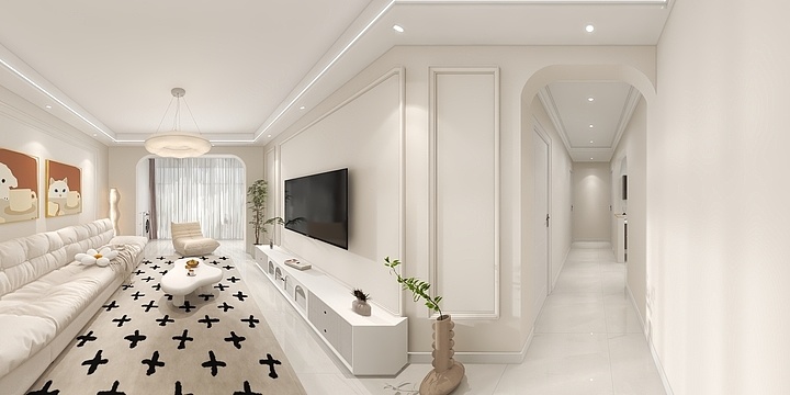 做点儿小设计-广商19号楼西边户-装修设计方案