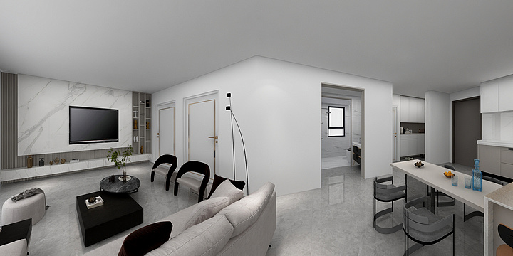 绵阳宏宇-蔚蓝海岸9-1-502-装修设计方案