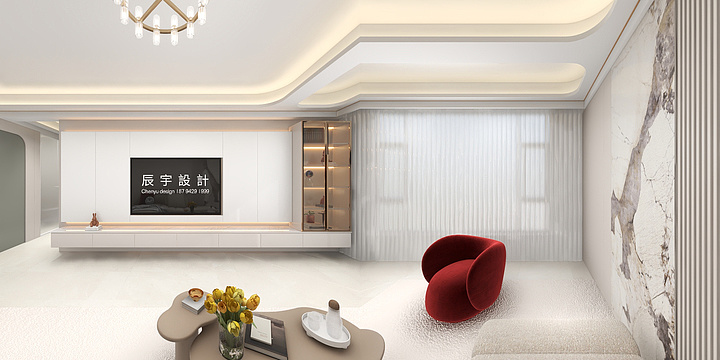 辰宇設計工作室-金地4-2-1403-装修设计方案