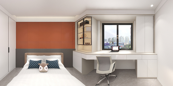 全屋家具一体定制-万和城5 -602-1-装修设计方案