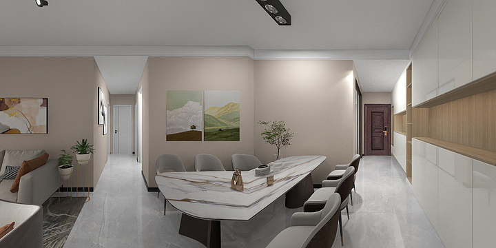 阿冉设计师-现代简约-装修设计方案