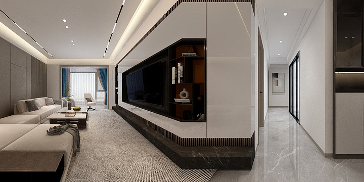 阿兵室内设计-重庆现代风格-装修设计方案