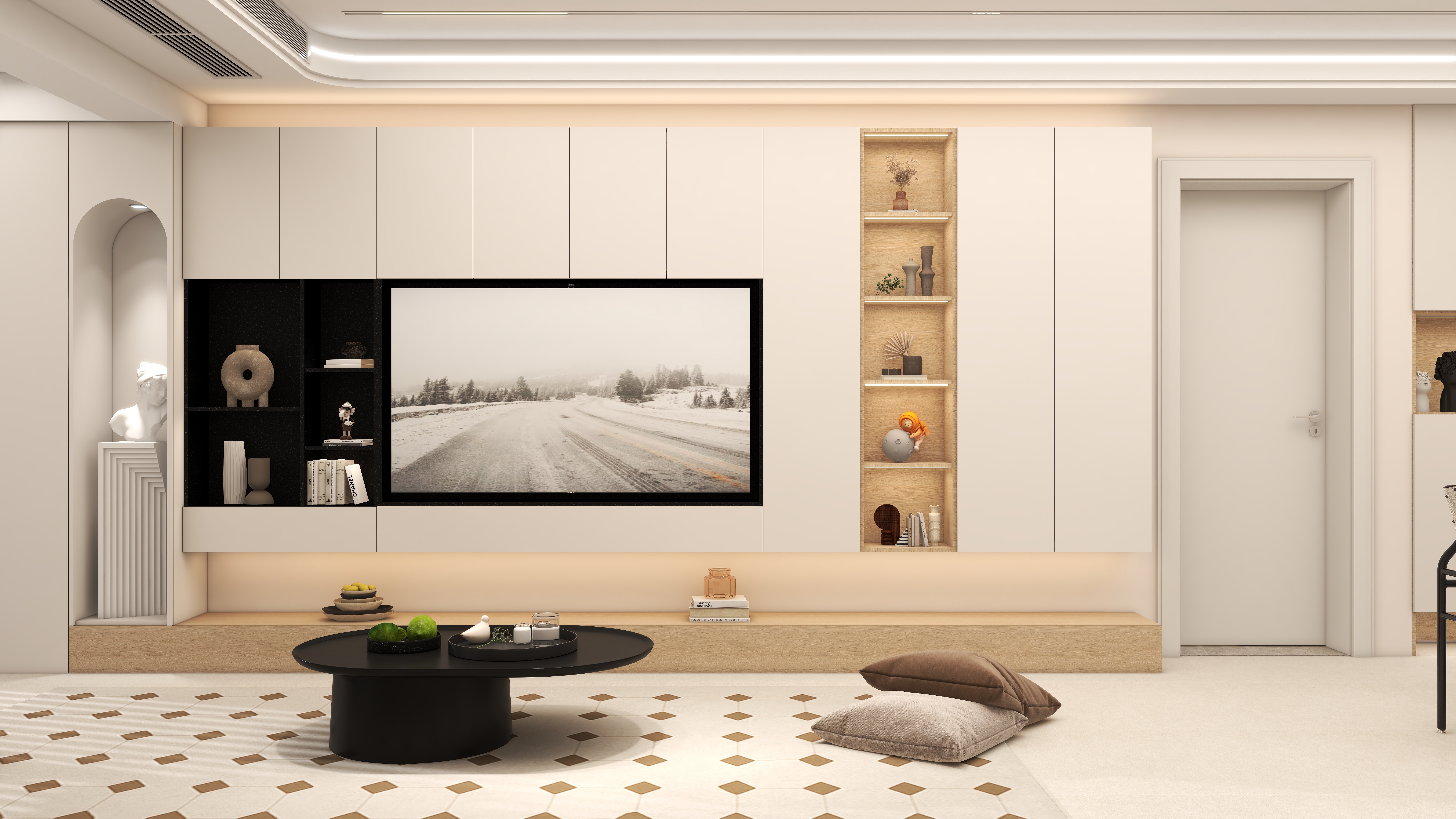 代君辉-上海城奶油原木风-《贰》-装修设计方案