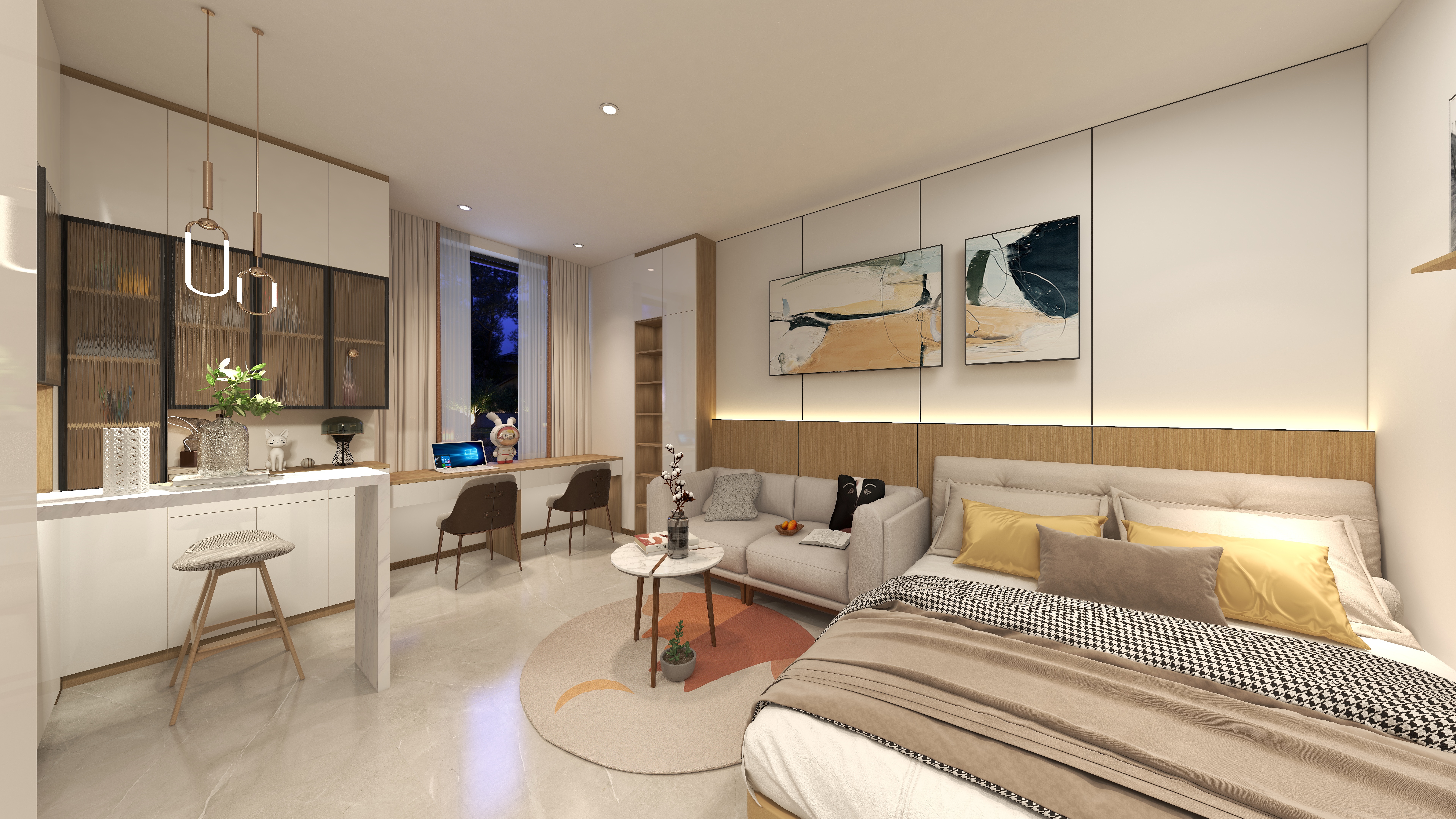 胡晓懿-上和园公寓408样板间-改版-装修设计方案