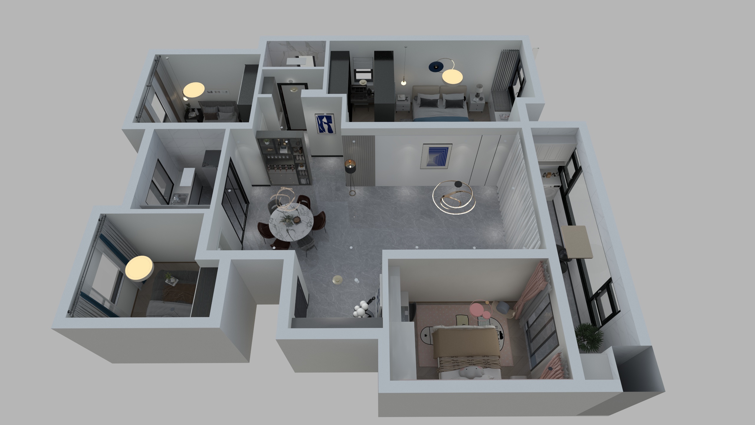 没酒的李白-山河悦-装修设计方案