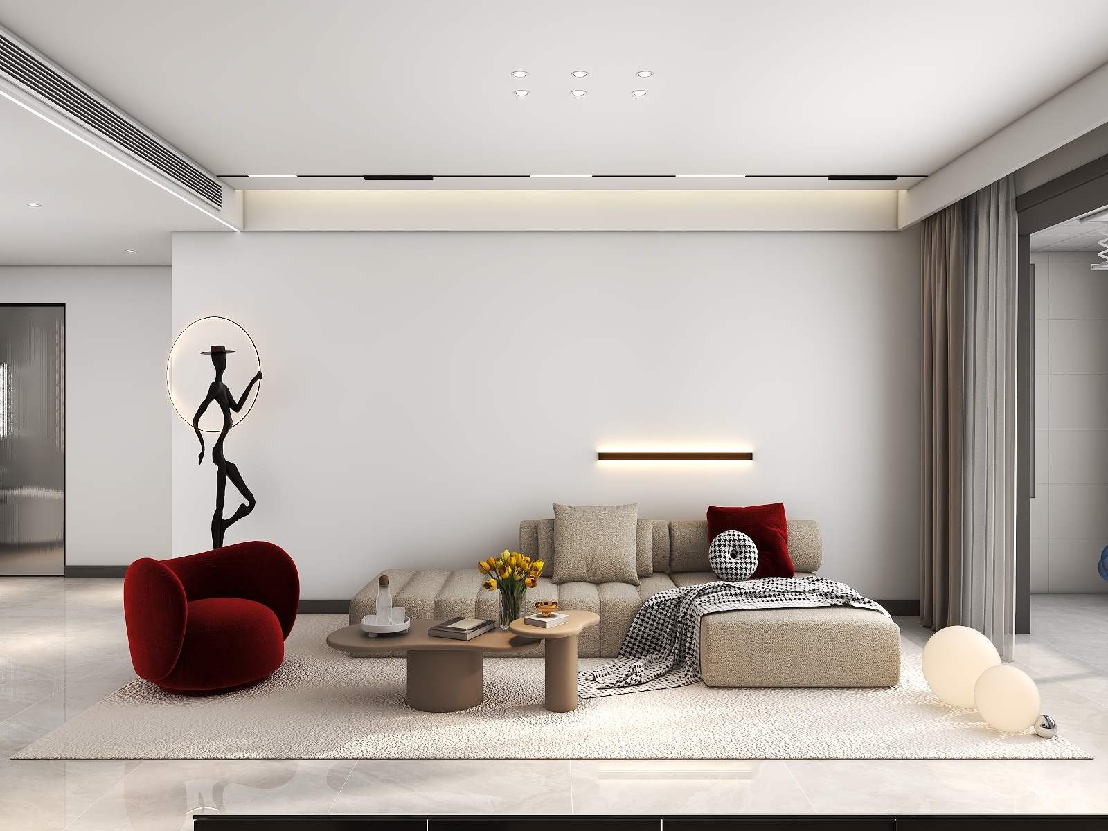 全案设计赵良玉-美伦华府三居室-装修设计方案