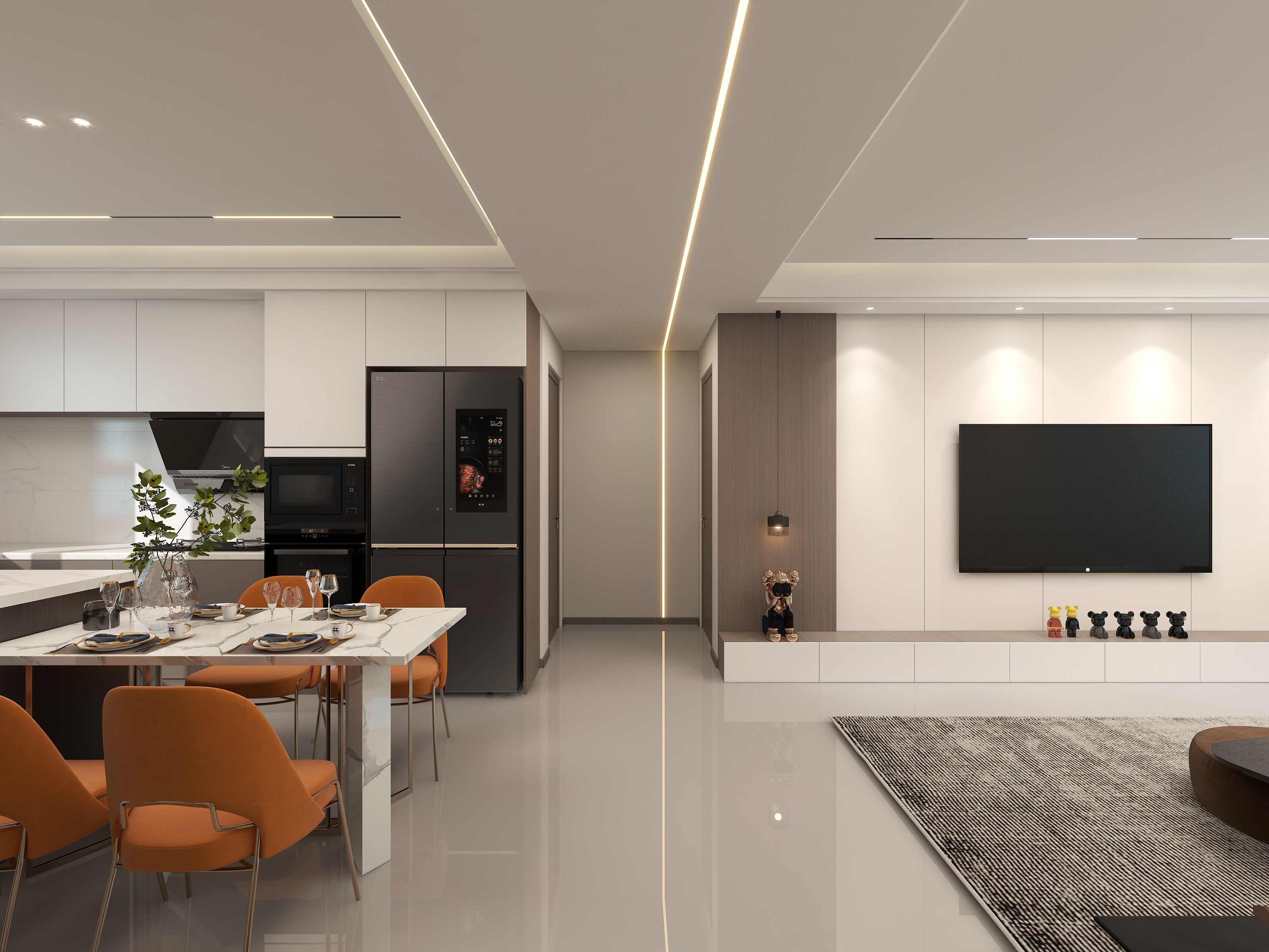 墨真-金域缇香127现代风格-装修设计方案