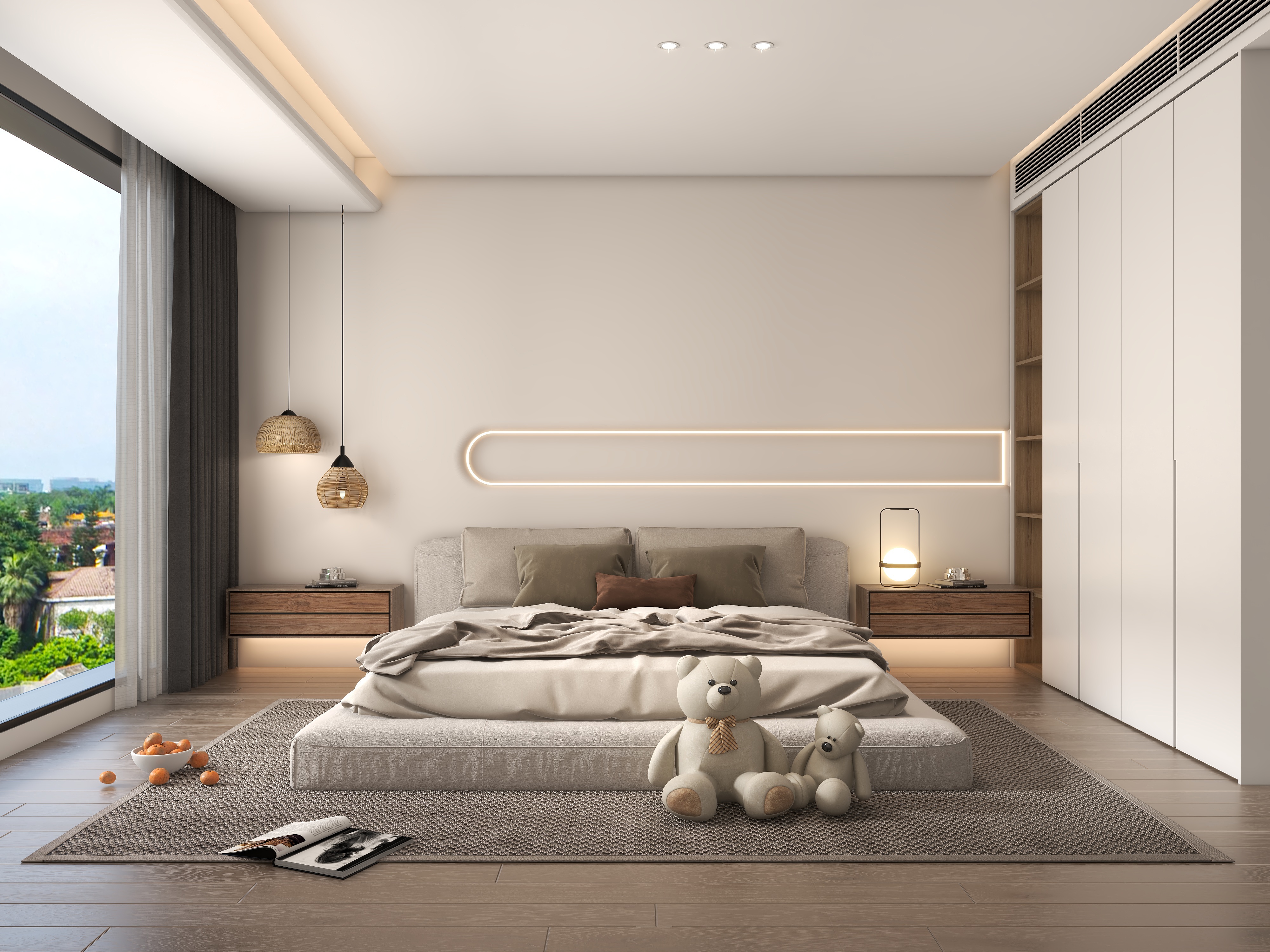 无道哥哥-最新奶油大平层-装修设计方案