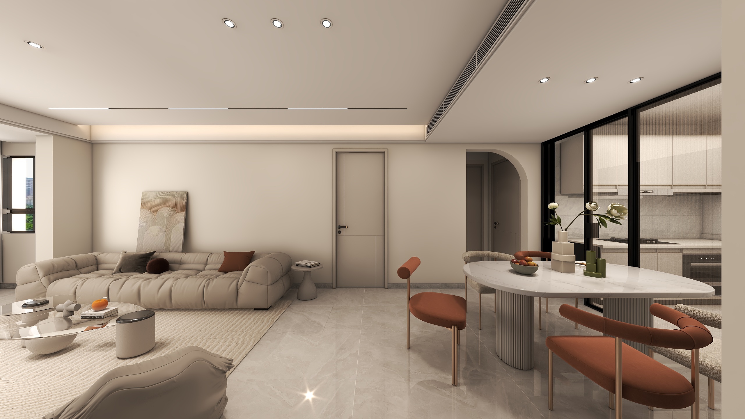 杜虹桥-伟星诚园107㎡2室-装修设计方案