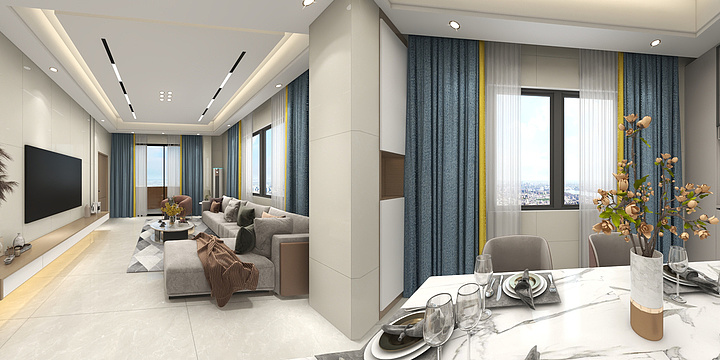 设计_柱-漳澎自建房二至三楼-装修设计方案