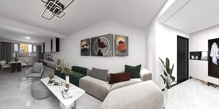 倪霓霓-龙聚山庄(1)-装修设计方案