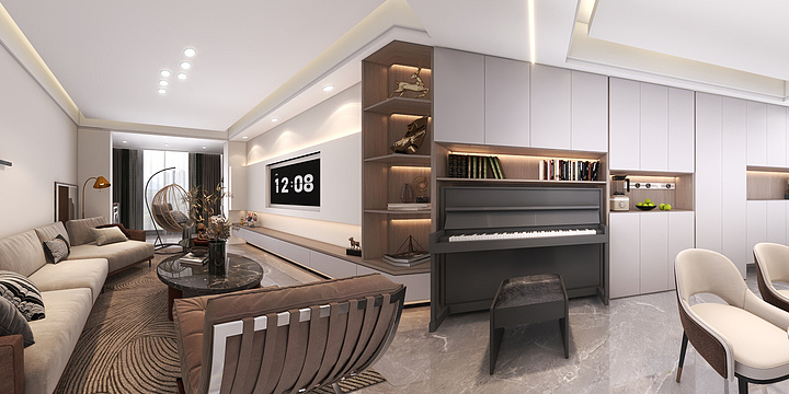 YJCT.AA-文华峯境97㎡3室-装修设计方案