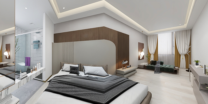 大理市美誉装饰工程有限公司-永胜热水塘宾馆-装修设计方案