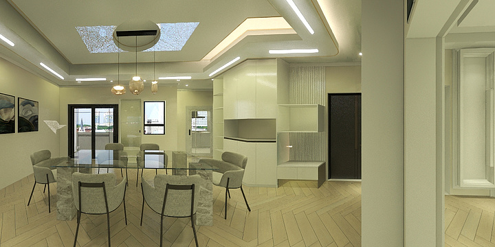 李海榕-明珠前湖院子-装修设计方案