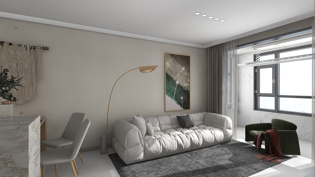 张家口莫干山全屋定制整装-张辰-融创奥城105-装修设计方案