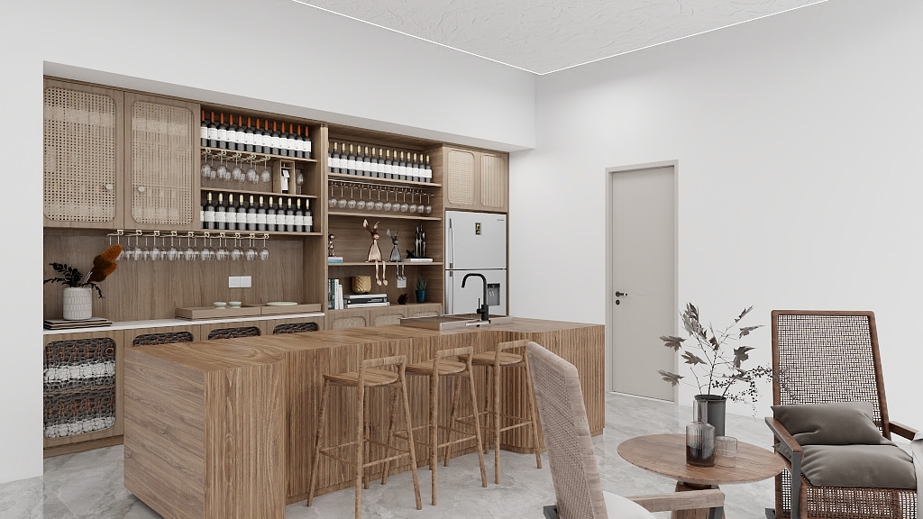 东京麻辣烫-民宿大厅-装修设计方案