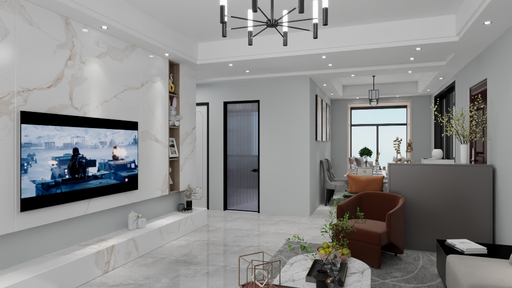 千禾设计作品-恒春花园A1户型143.26平米-装修设计方案