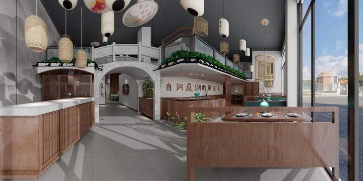 LK梁琨-庭湖之乡东区店-装修设计方案