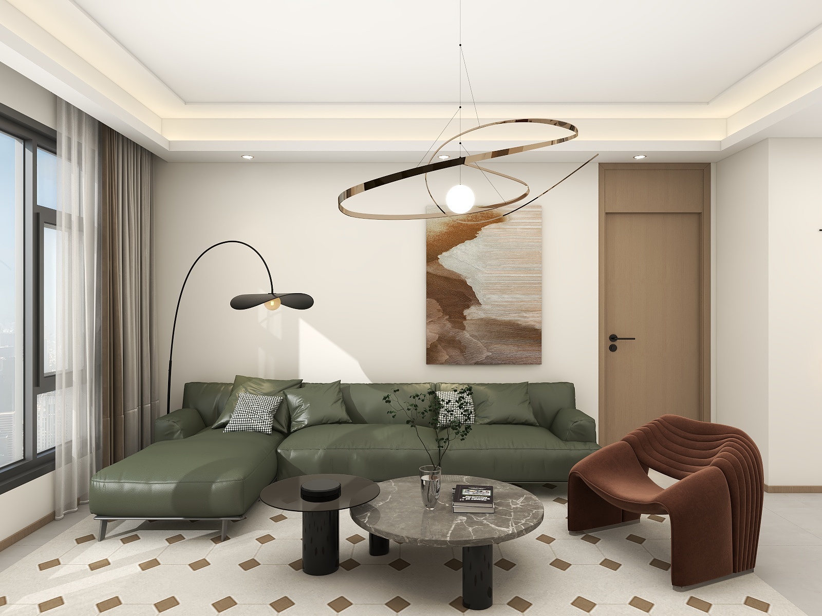 刘喜双-亿城106㎡2室-装修设计方案