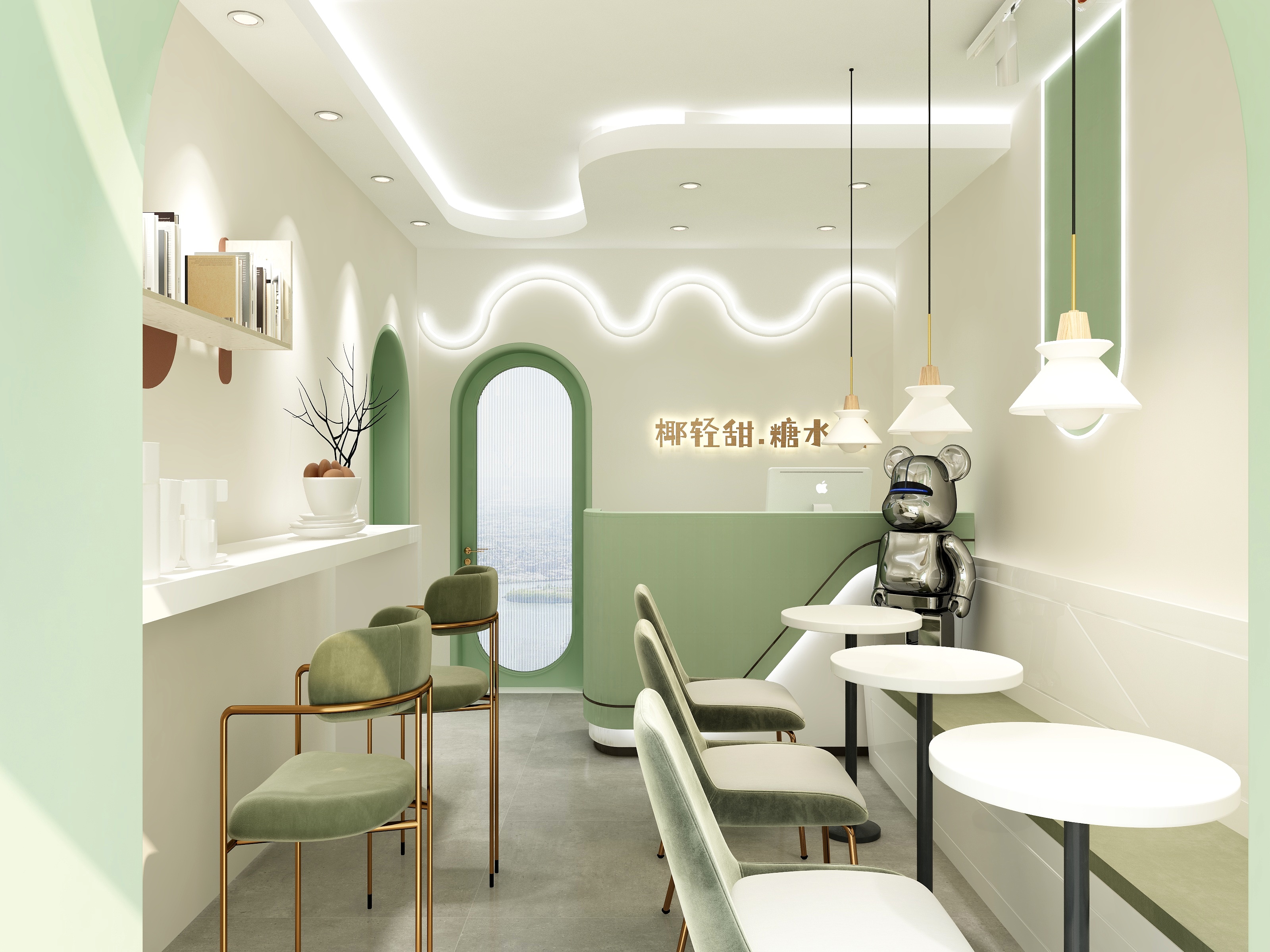 设计师李程程-椰青甜 糖水铺-装修设计方案