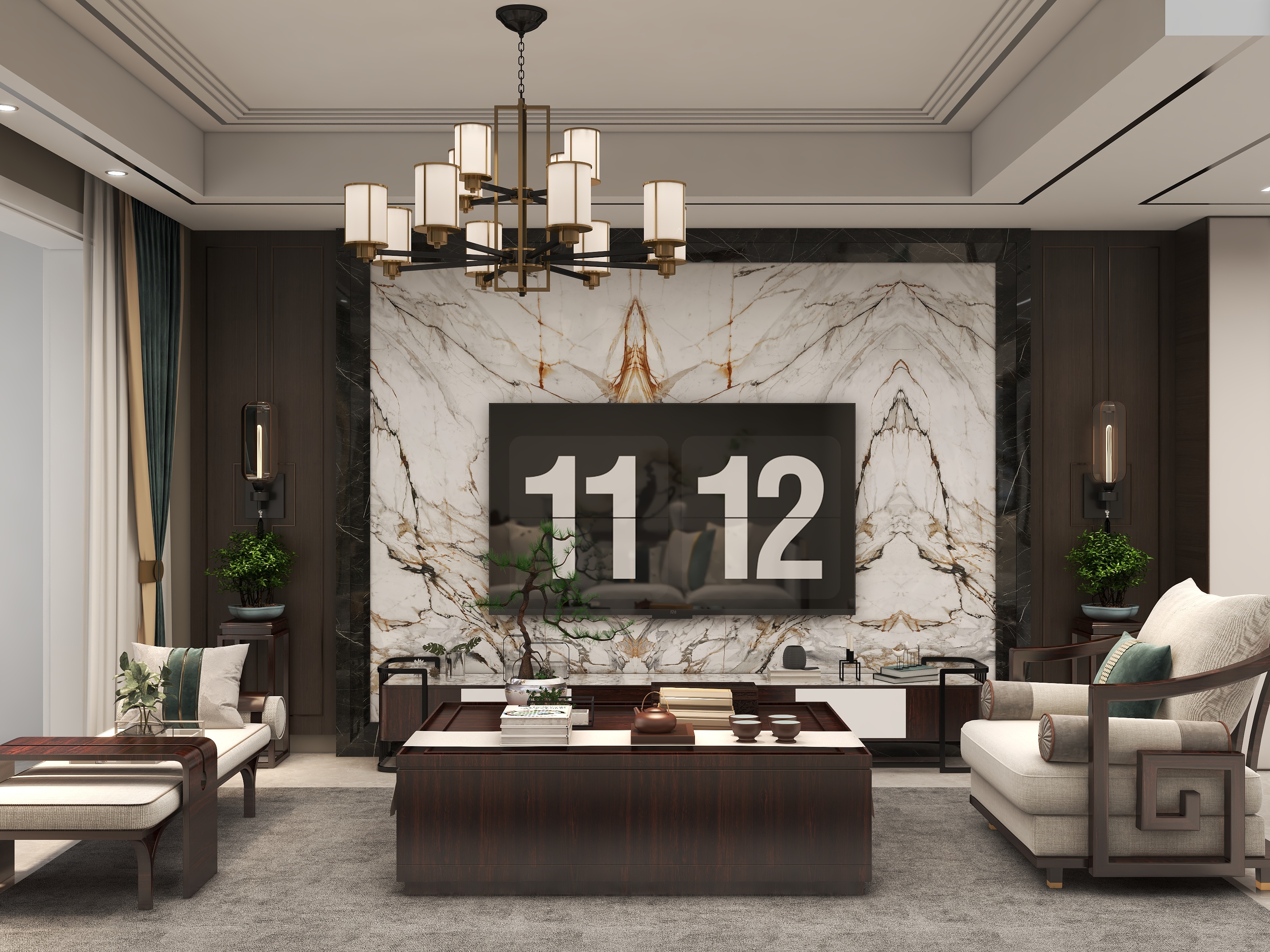 俊111-新中装修效果图