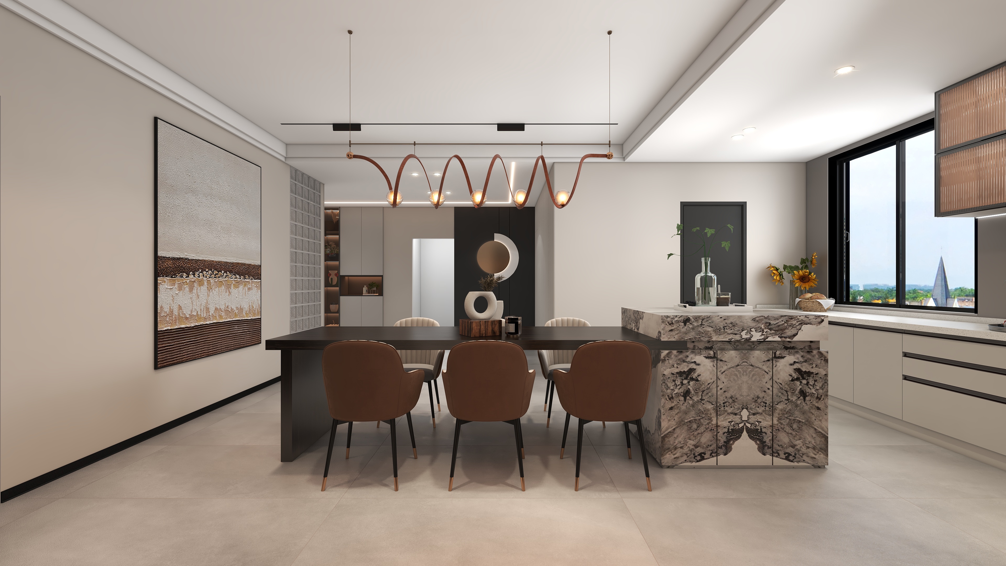 婷源的设计-滨河轻奢风格-装修设计方案