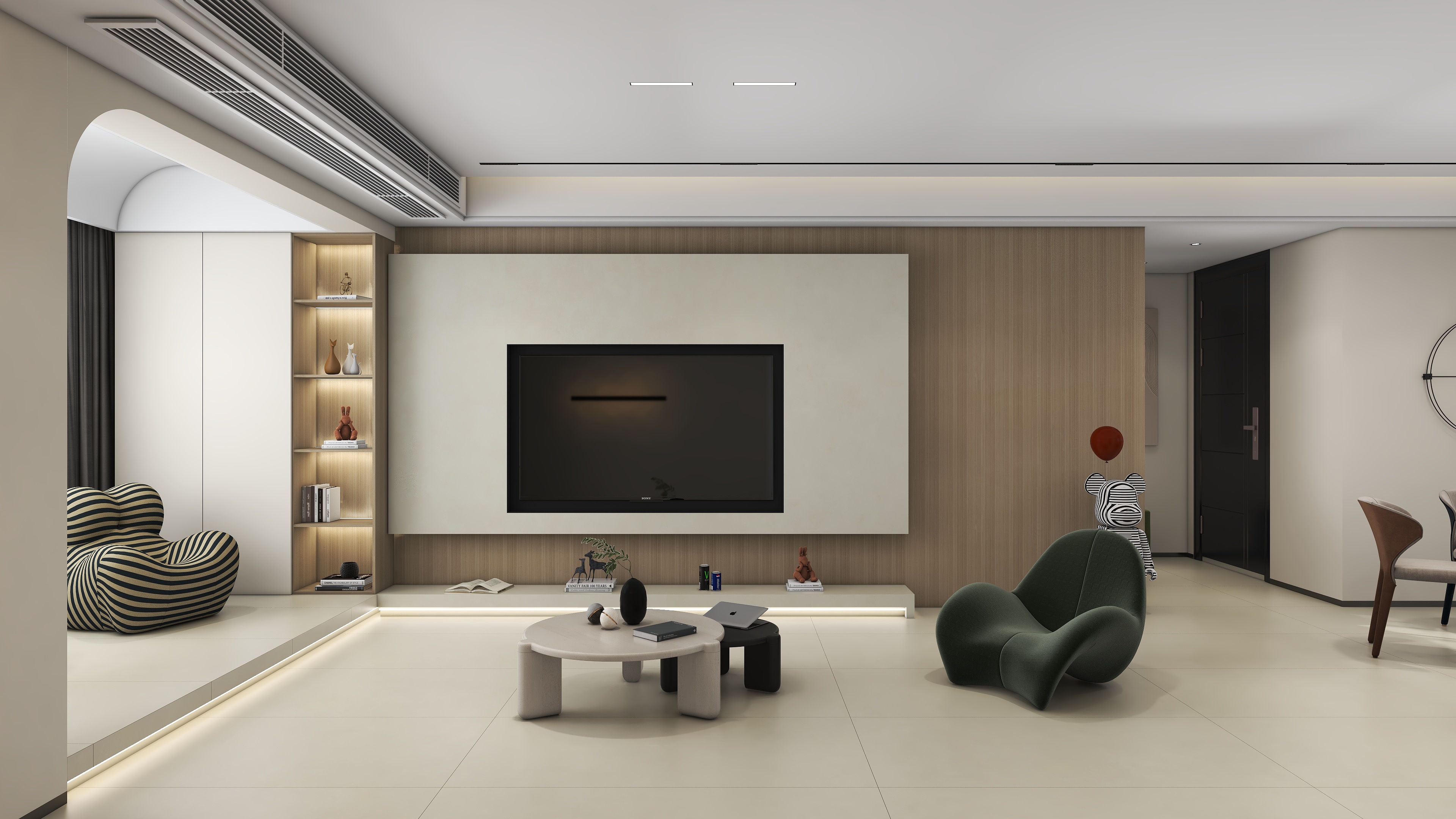 广丰LD-143平方极简奶油-装修设计方案