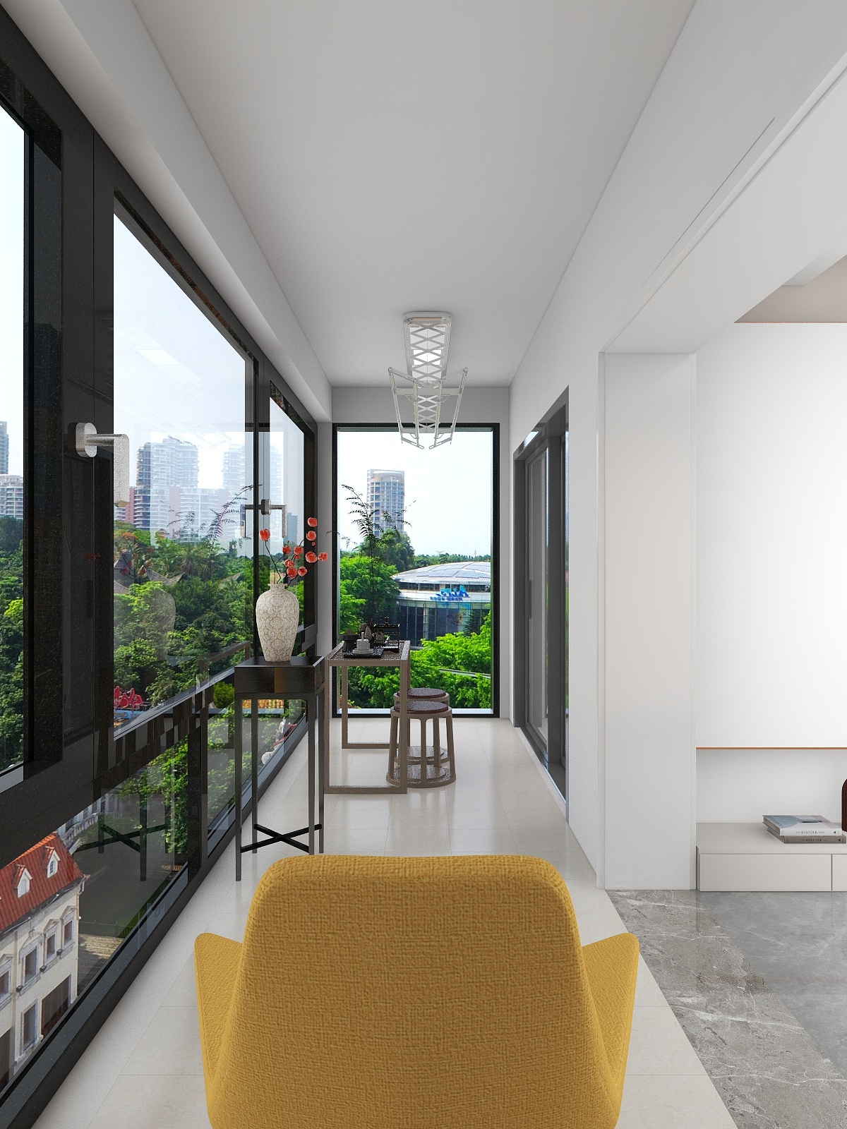 三石阁空间设计-沙河珑湾-装修设计方案