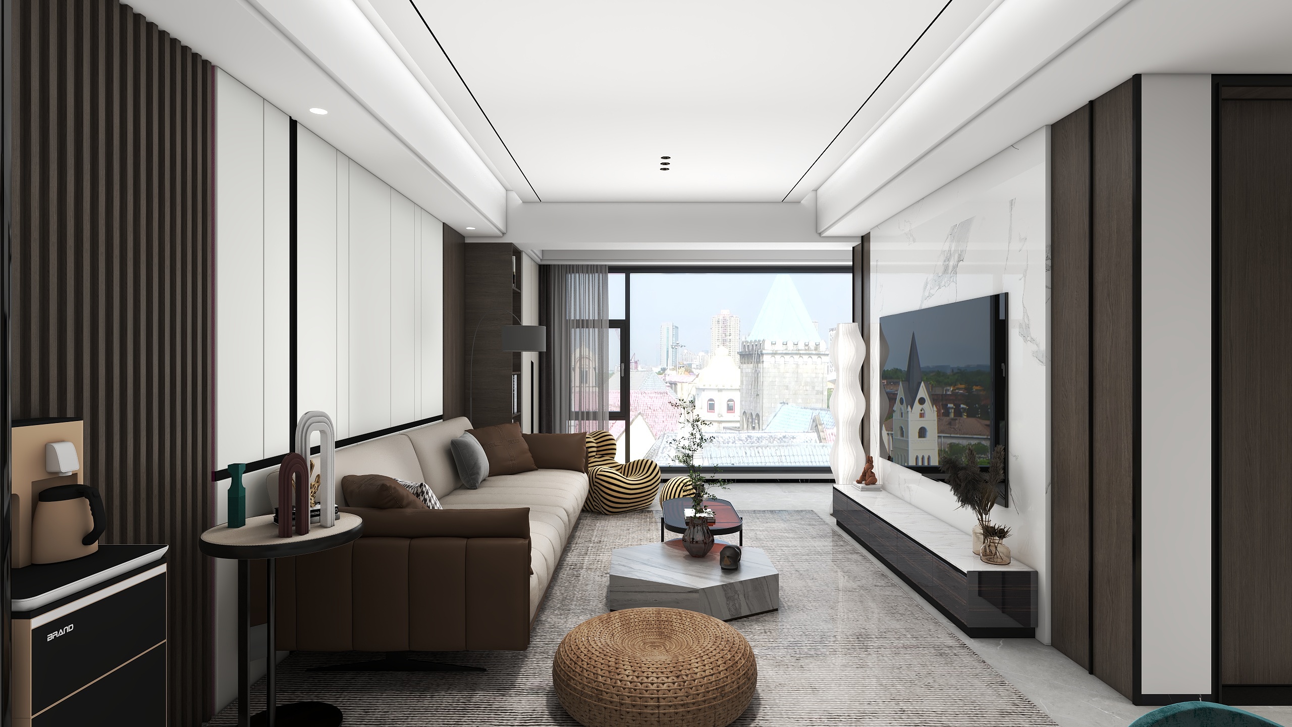 笔杆文艺-96平天禧样板｛吉美｝-装修设计方案