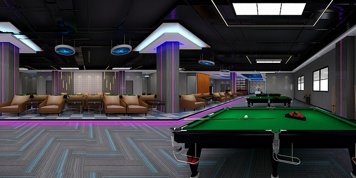 Ai尚家空间设计-御景台球厅-副本-装修设计方案
