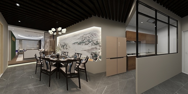 三和绘图-大川私人会所-装修设计方案