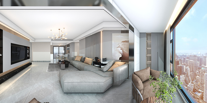 大角鹿MRL-国宾府01户型-副本-装修设计方案