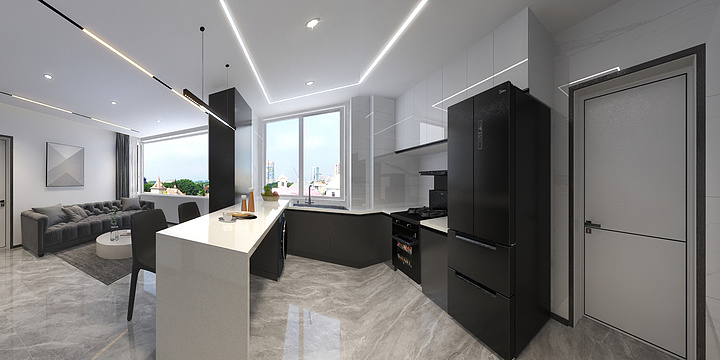 效果图表现I-新加坡城-装修设计方案