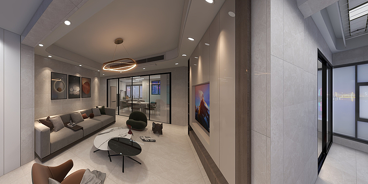 叁葉design-天安珑城-装修设计方案