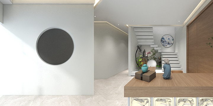 .效果图-麻将馆.四季华城北门-装修设计方案