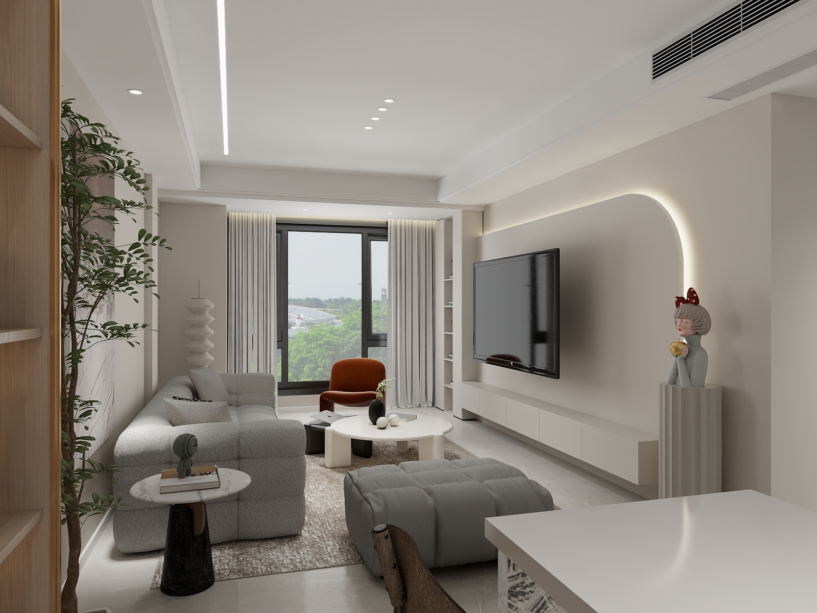 鲍雪燕-99㎡3室-装修设计方案