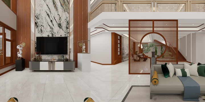 俊祥装饰-怀仁美泰农牧自建别墅-装修设计方案