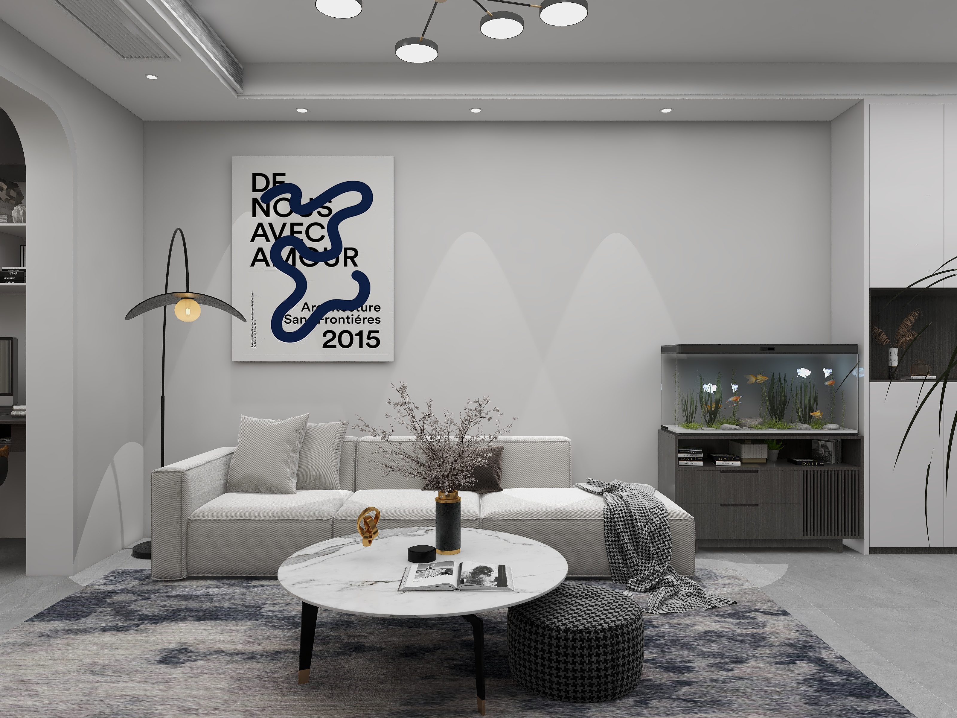 宋艳-现代简约风-装修设计方案