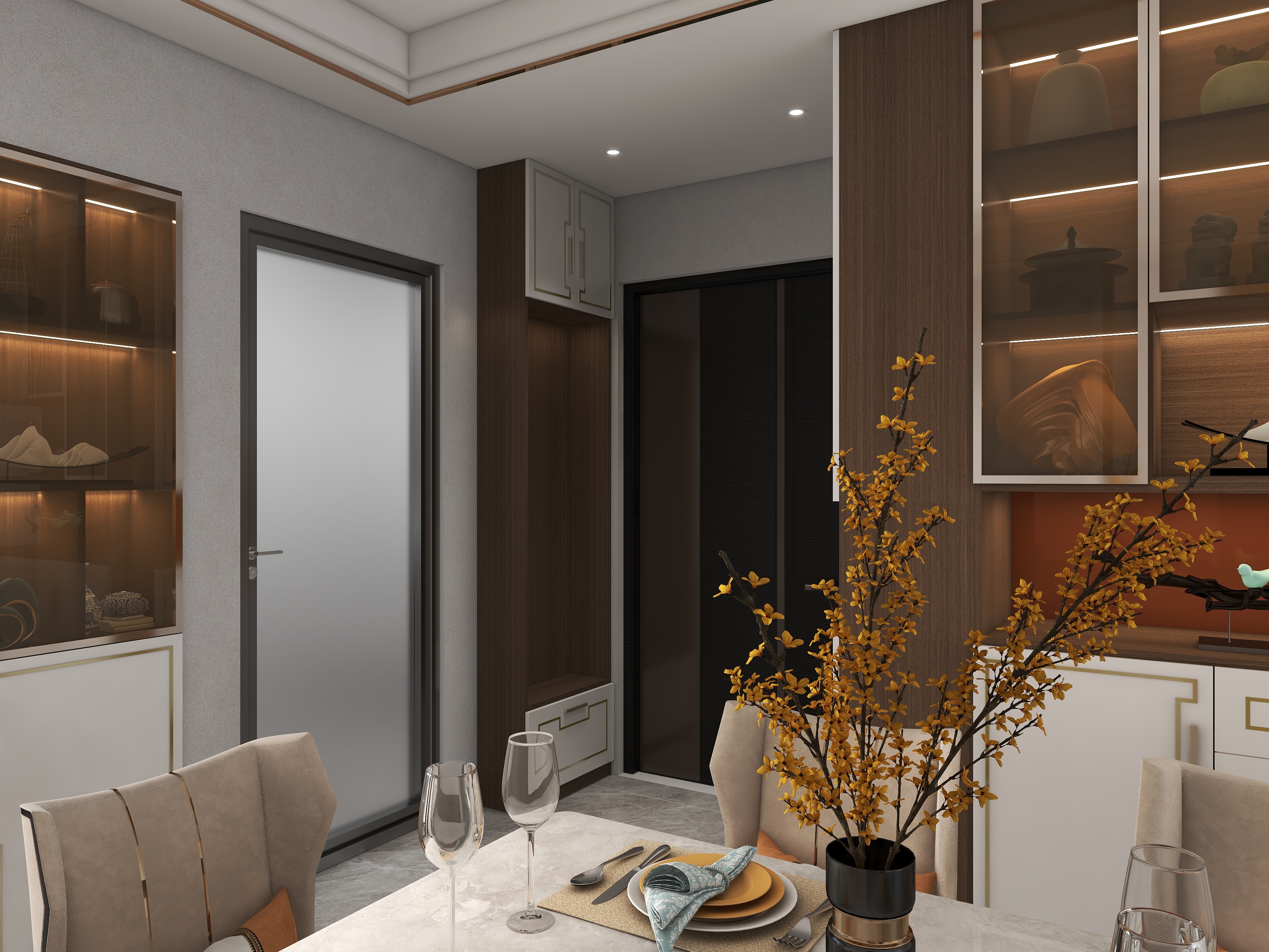 恒创美居室内设计-今朝丽景修改-装修设计方案